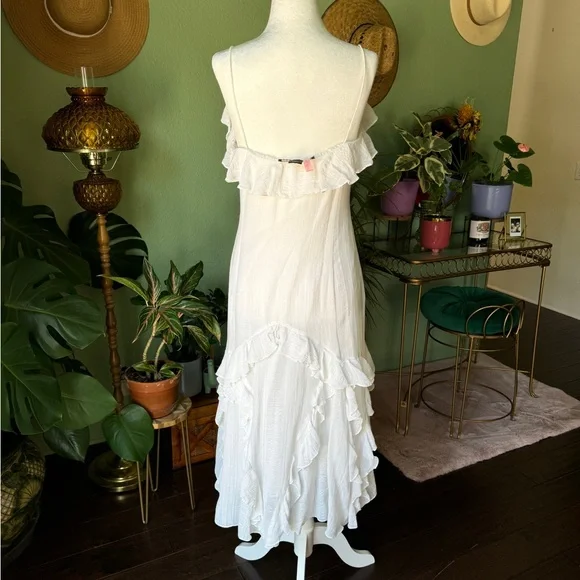 Ralph Lauren * Elegant White Ruffle Dress * SZ 6 - Picture 5 of 8